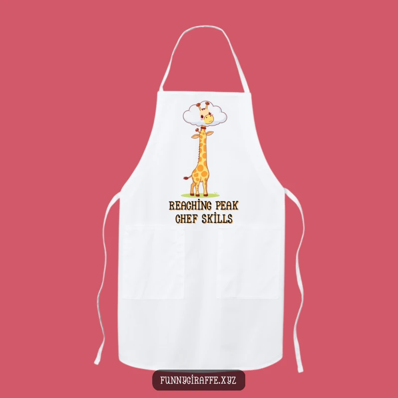 Funny Kawaii Giraffe Apron: Chef's Hilarious Long Neck