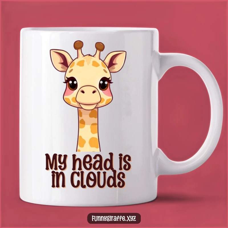 Funny Giraffe Mug - Curious Neck Extended Upwards, Perfect Gift for Animal Lovers
