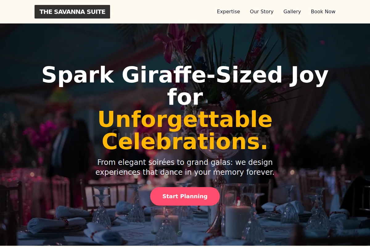 Glitter Event Planning