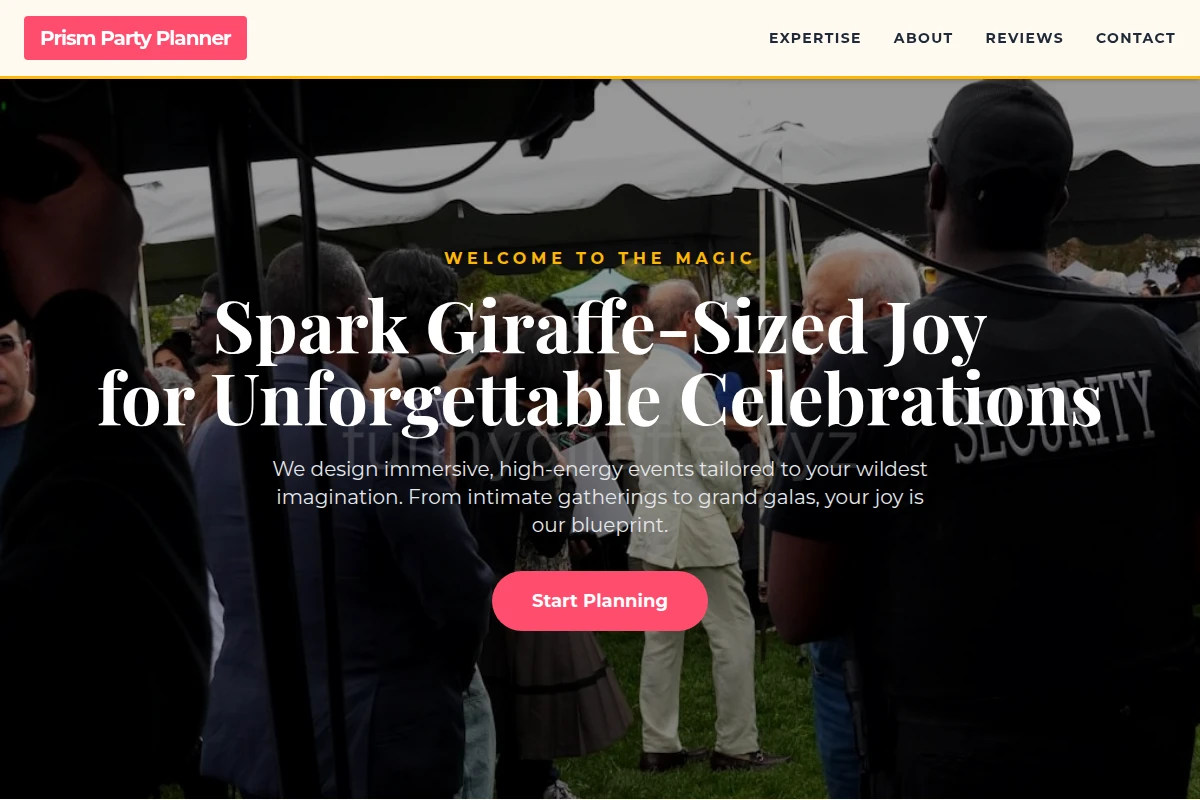 Prism Party Planner